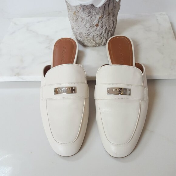 COACH SAMIE Leather SLIDE SZ 8 - Picture 8 of 8